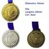 Medalha Gedeval Pequena Prata 34Mm
