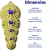 Medalha Gedeval Pequena Prata 34Mm