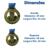 Medalha Rema Grande Prata 49mm